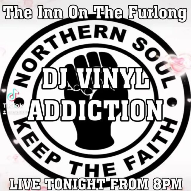 TONIGHT!!!! DJ VINYL ADDICTION playing everything Northern Soul, Motown and SKA from 8PM til late!

#furlongmusic #furlongevents