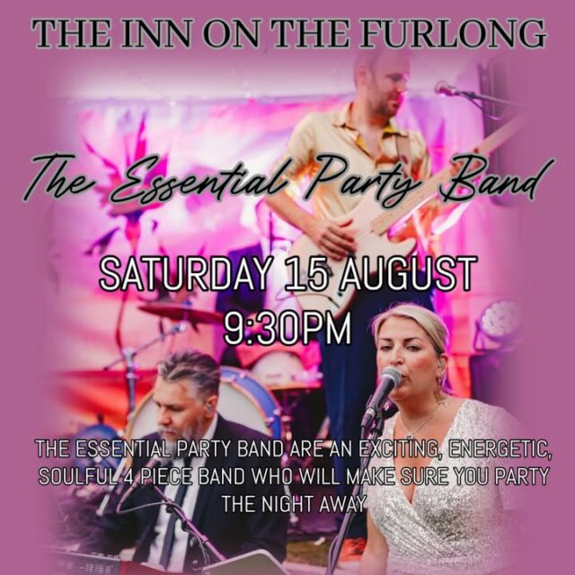 LIVE TONIGHT!!

Playing live this evening we welcome back the fantastic @essentialpartyband here at The Inn On The Furlong Ringwood

Playing energetic and soulful pop... LIVE from 9:30pm

 #furlongmusic