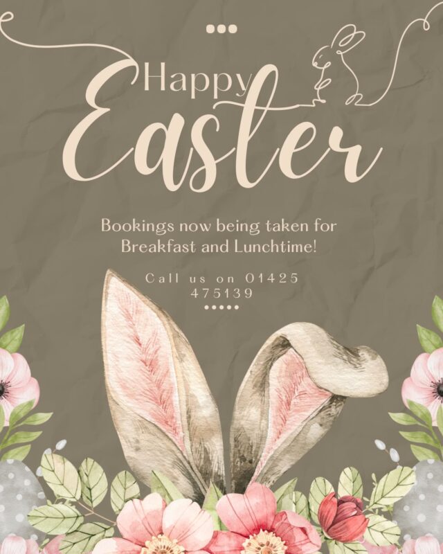 Join us tomorrow and Celebrate Easter with us at The Inn On The Furlong 

Book with us on 01425 475139 for Breakfast or Lunch 🐣