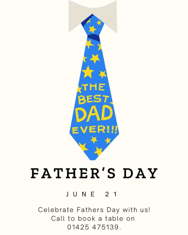 Forget the socks… give Dad what he really wants 🍺
A hearty Sunday roast and a pint (or two) this Father’s Day! Call us to book a table on 01425 475139 - swipe for the available Fathers Day Menu 🍽️